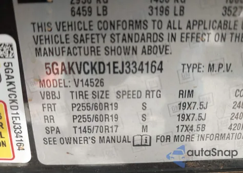 2014 Buick Enclave Premium from USA, damaged, VIN 5GAKVCKD1EJ334164